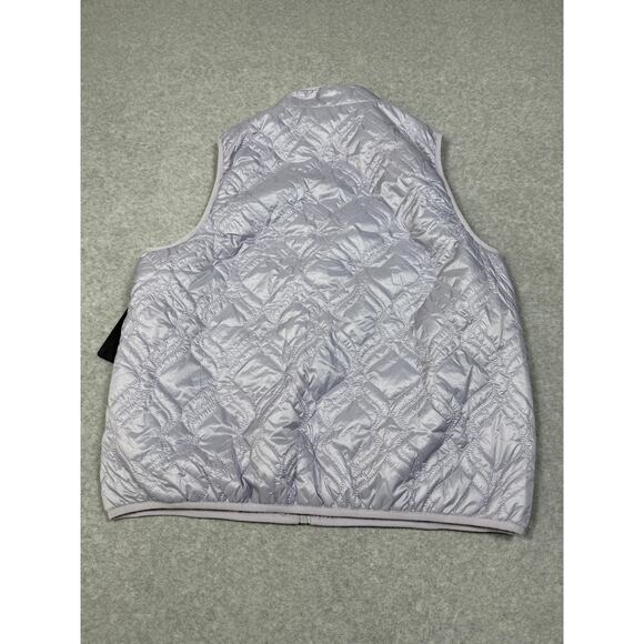 Fabletics Mens L Lilac Mist The Loft Vest Quilted NWT - Picture 2 of 15